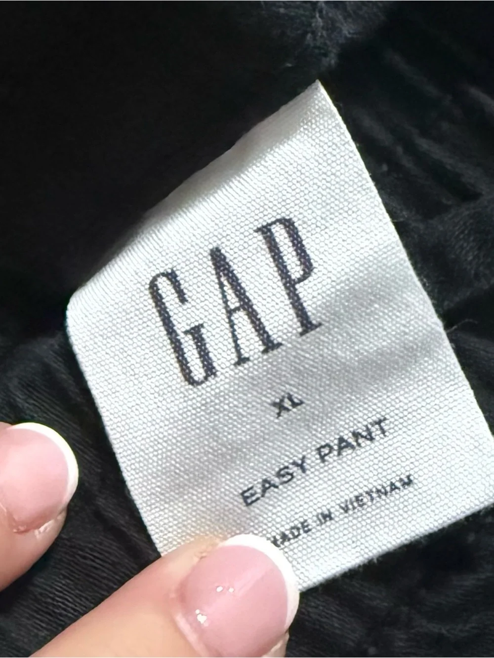 GAP Women's Black Drawstring Easy Pants
